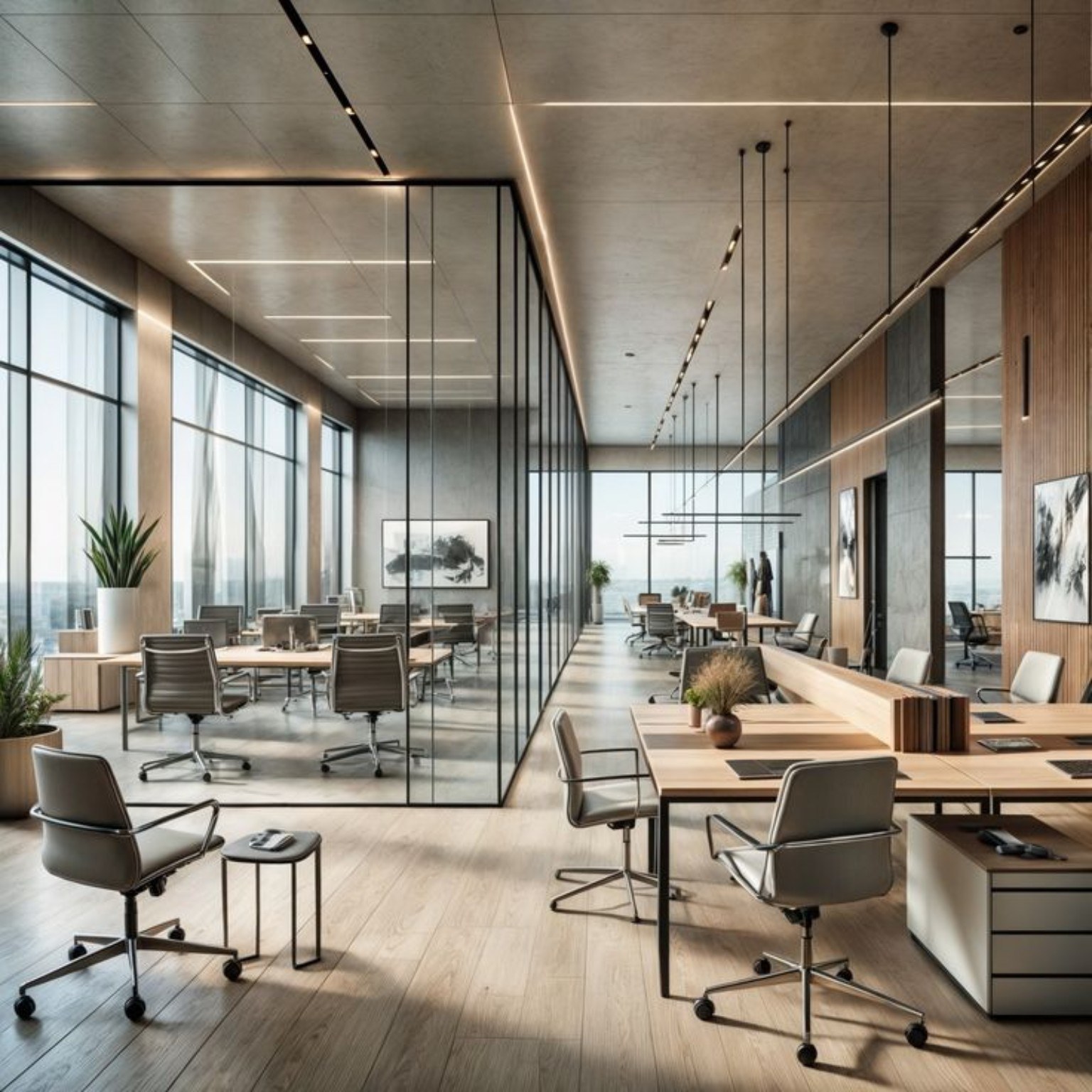 Modern collaborative workspace